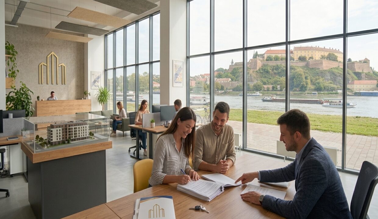 Stan za investiciju Novi Sad &ndash; kupci potpisuju ugovor o kupovini nekretnine